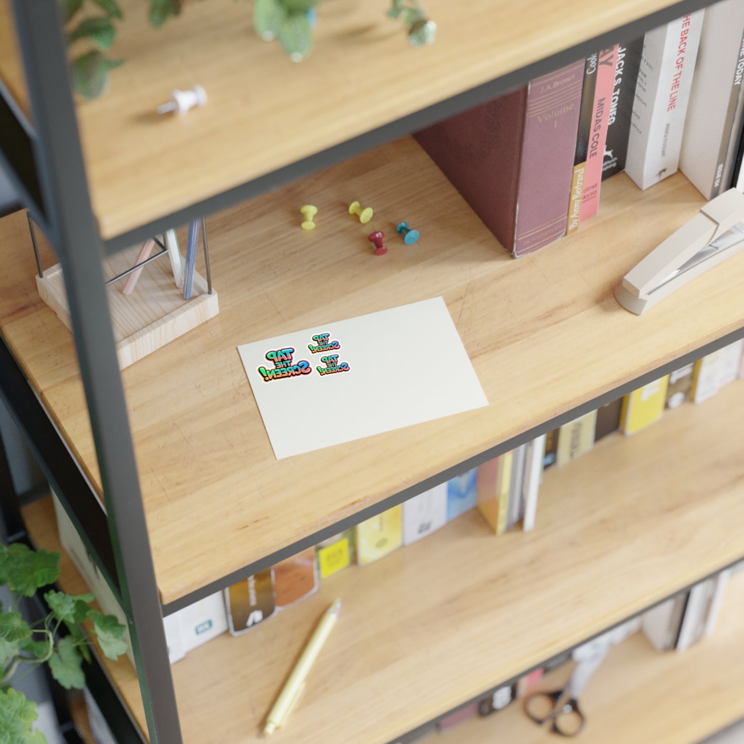 Reversed Tap the Screen! Sticker Sheet — 3 Colorful Decals Perfect for TikTok, Twitch, YouTube and more