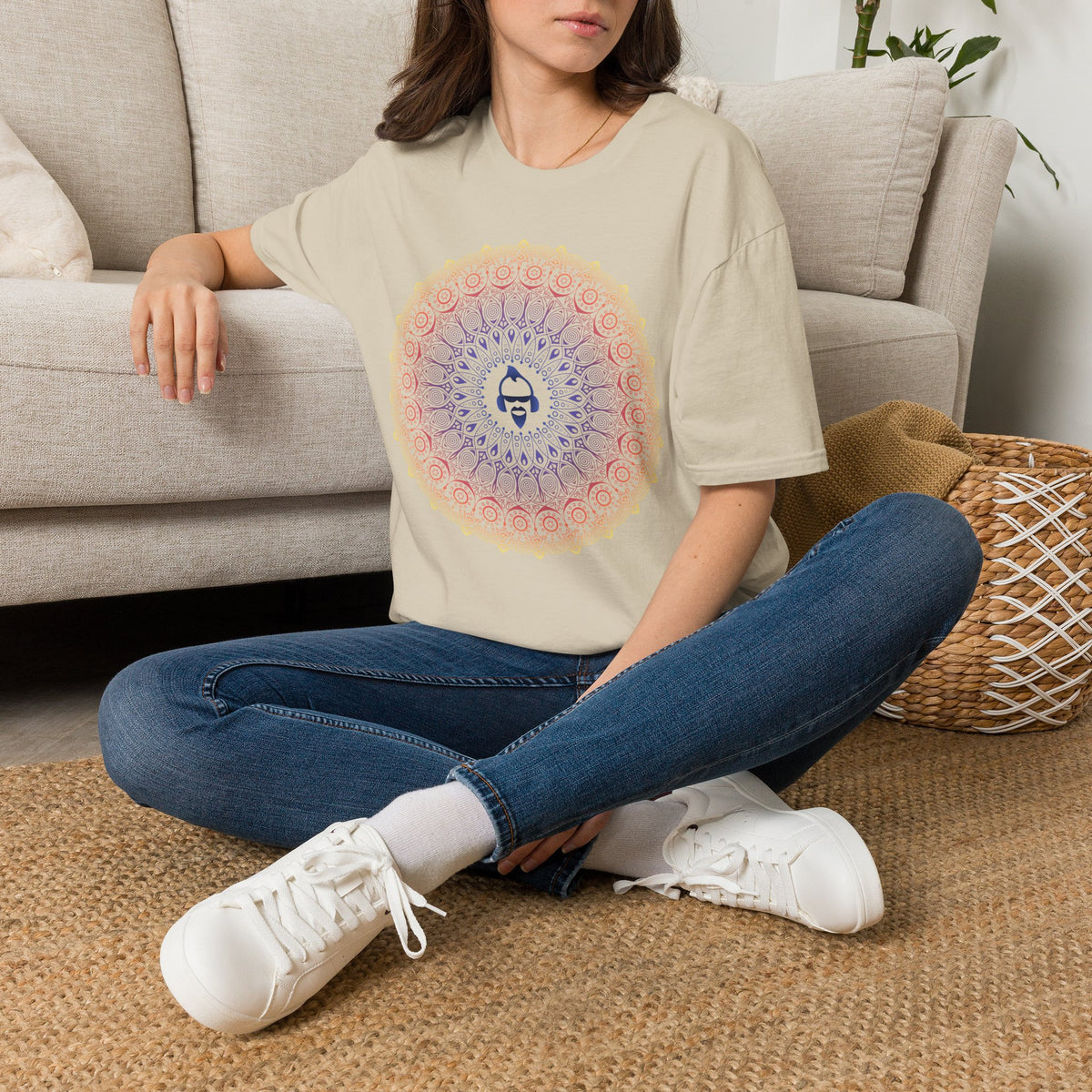 Soulfeggio Mandala T-Shirt — DJ Soulfeggio Logo Spiritual Tee